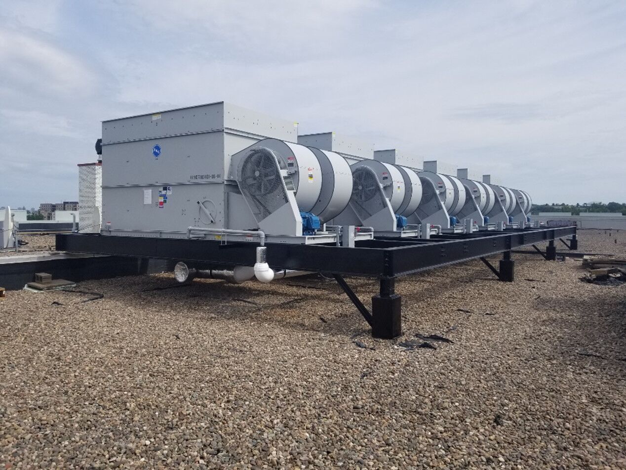 B&M project profile - Construction - Halifax Shopping Centre Cooling Tower