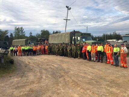 The entire team of Nova Scotia power hurricane recovery