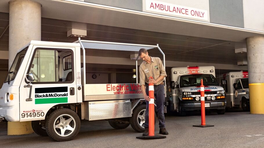 Black & McDonald electrical vehicle for facilities management services