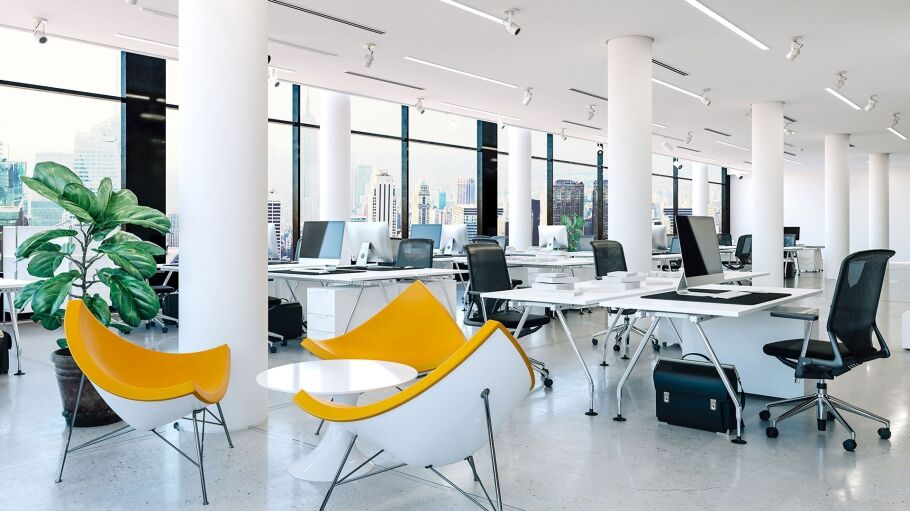 Facility services for a corporate office building.